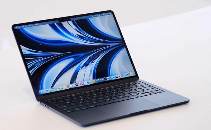Macbook Air M2 cấu hình M2/RAM 8GB/SSD 256GB màu xanh đen